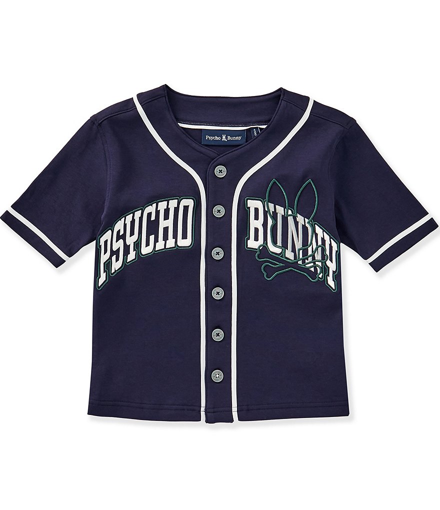 Psycho Bunny Little Boys Nathaniel Baseball Shirt
