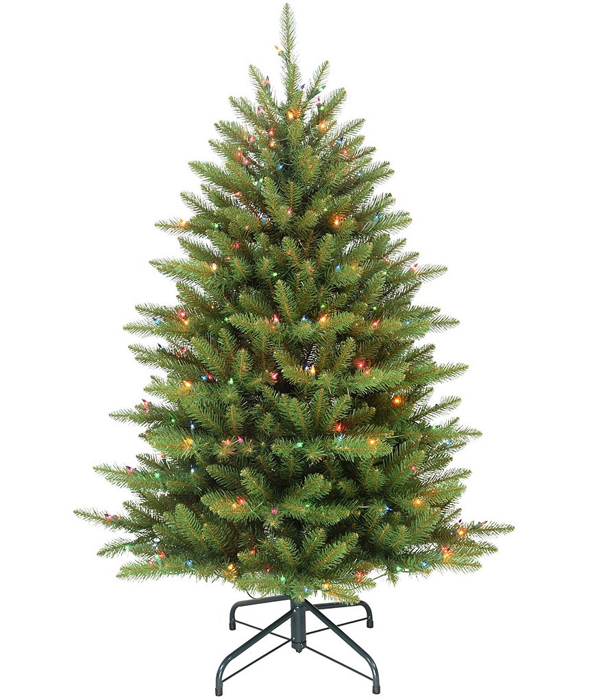 Puleo International Inc. Pre-lit 4.5-ft. Franklin Fir Christmas Tree ...