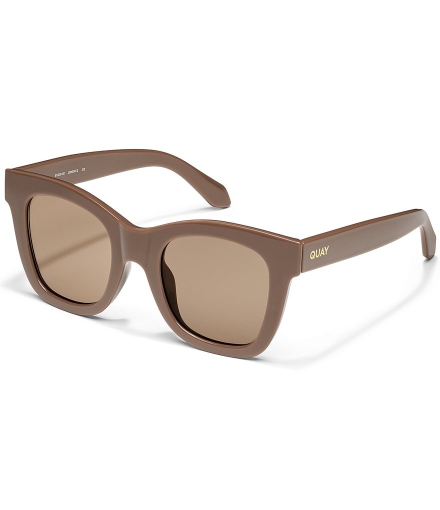 Amazon.com: Quay After Hours Medium Sunglasses, Black/Smoke