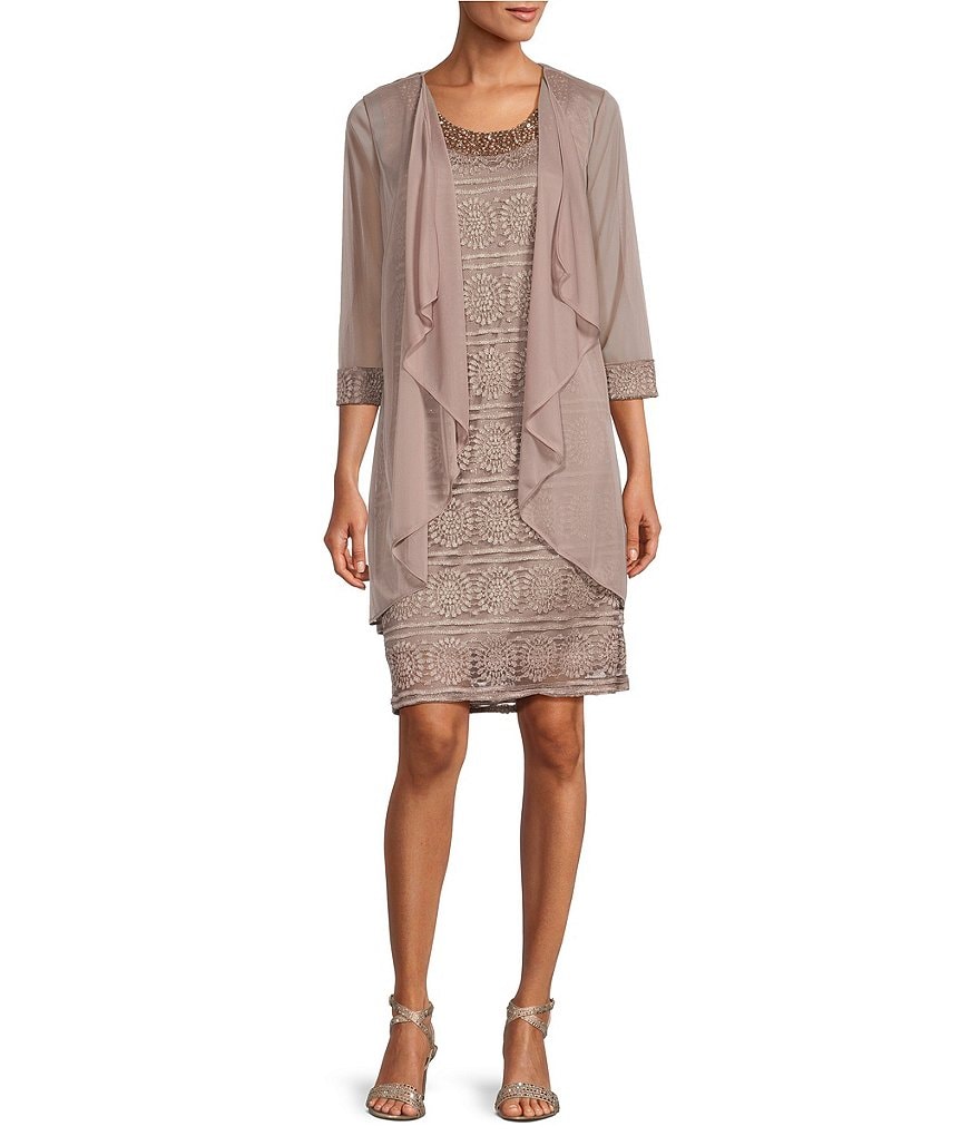 R&M Richards Womens Short Laced Poncho Dress Large : : Clothing,  Shoes & Accessories