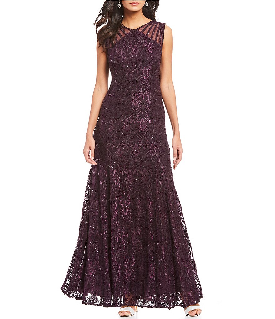 vince camuto lace midi dress