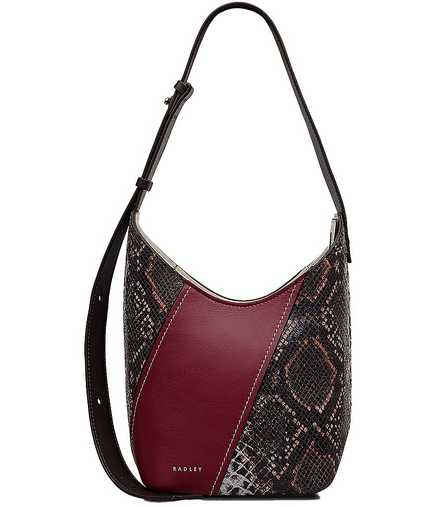 Radley London Beaton Patchwork Snakeskin Small Zip Shoulder Bag