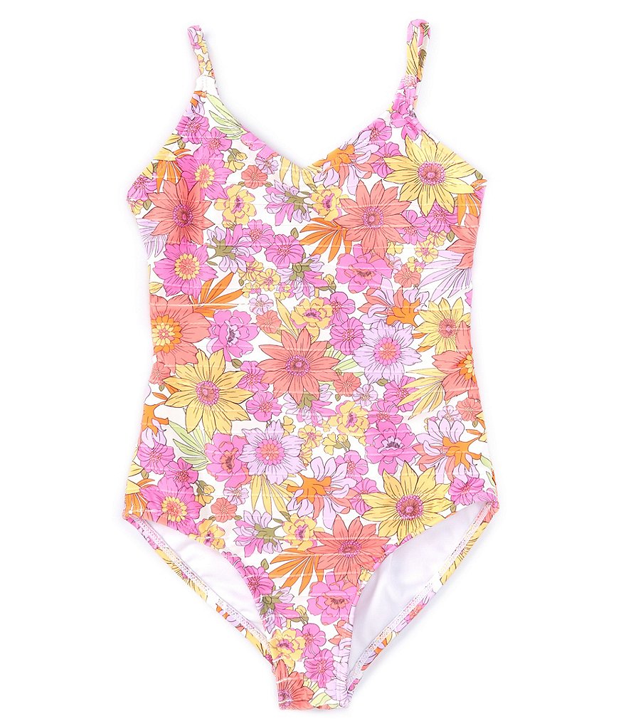 Vintage floral swimsuit store
