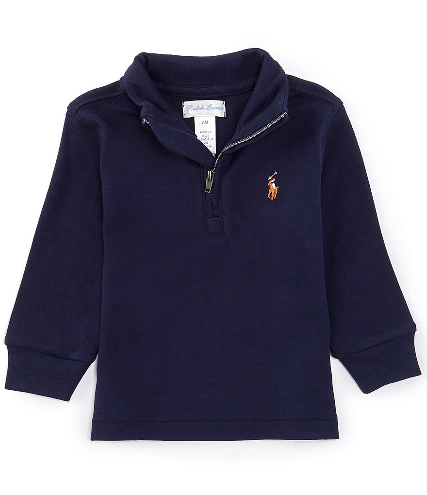 キッズ用トップス Ralph Lauren ls fz hood-knit shirts-sweatshirt Polo Ralph Lauren LS FZ HD-KNIT SHIRTS-SWEATSHIRT Marine