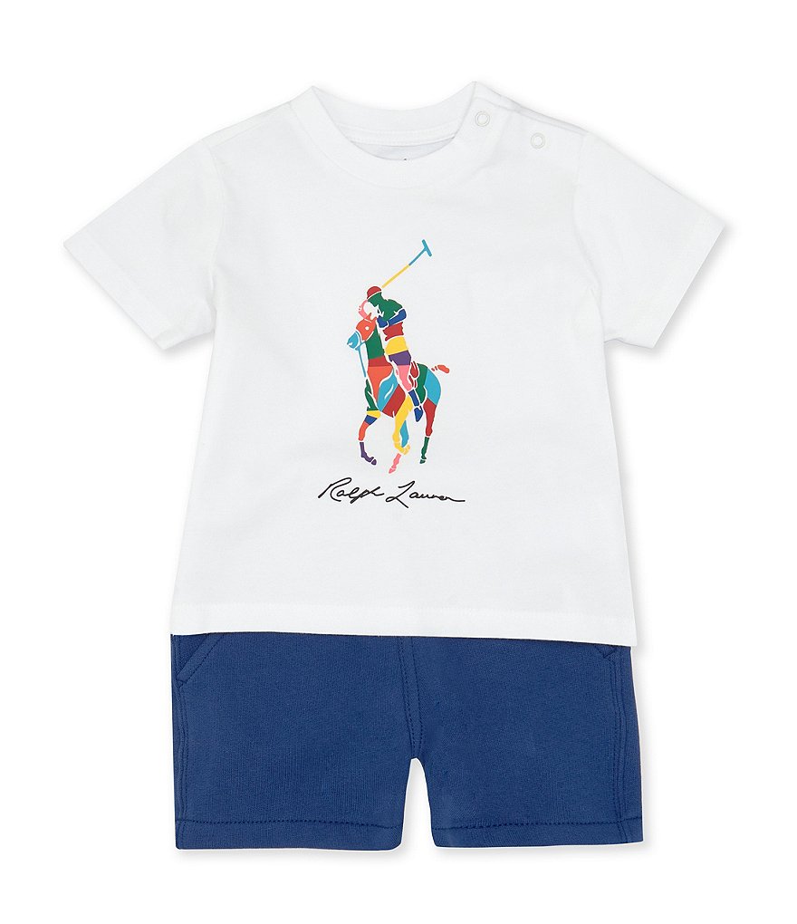 Big kids newest polo short set