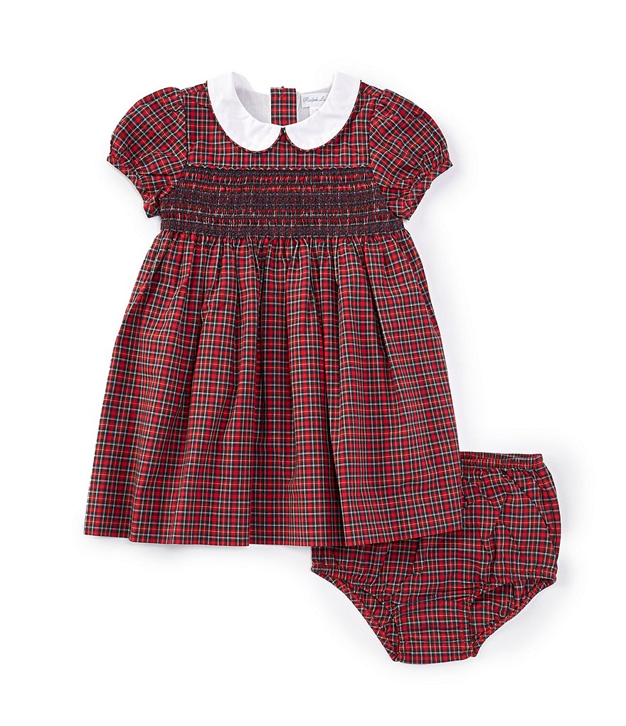 NWT hot Ralph Lauren Tartan Plaid Dress 24 months