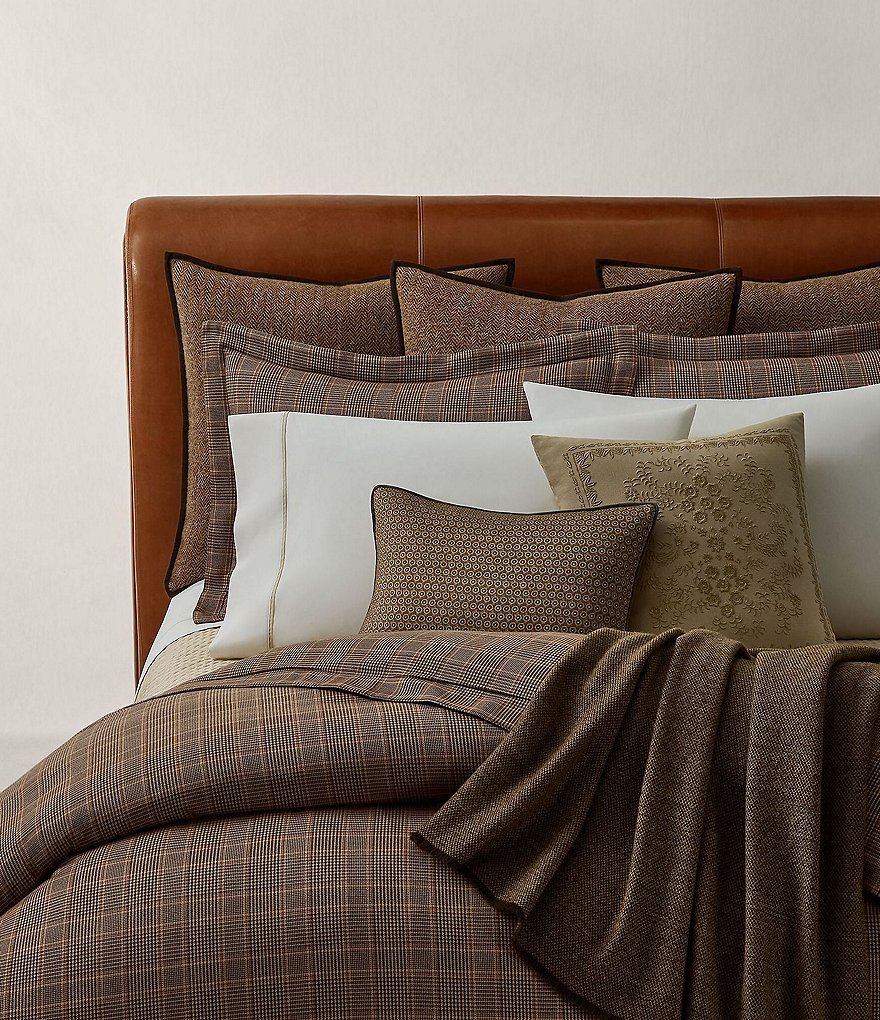 Ralph Lauren Brooks Glen Plaid Duvet Cover - Queen
