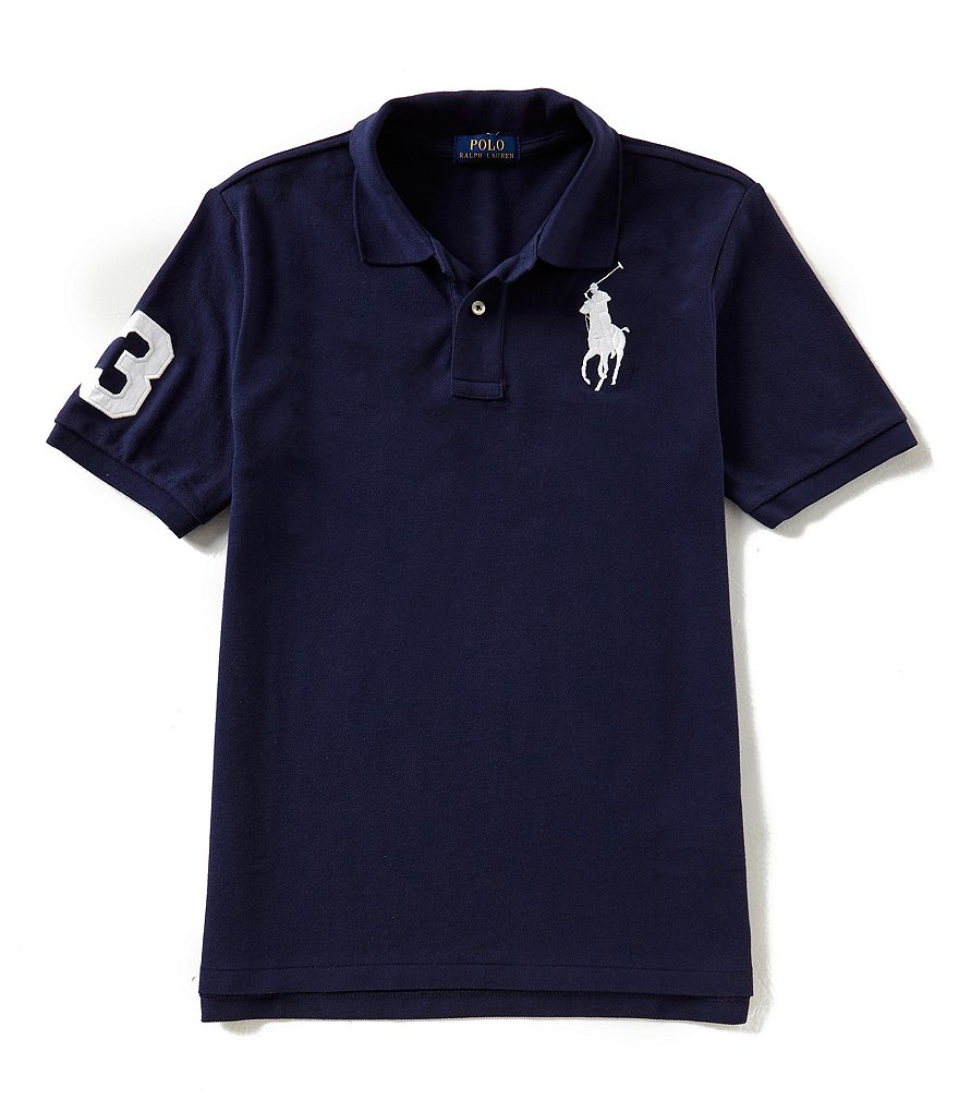 Polo Ralph Lauren Big Boys 8-20 Short Sleeve Basic Mesh Big Pony Player Polo  Shirt | Dillard's