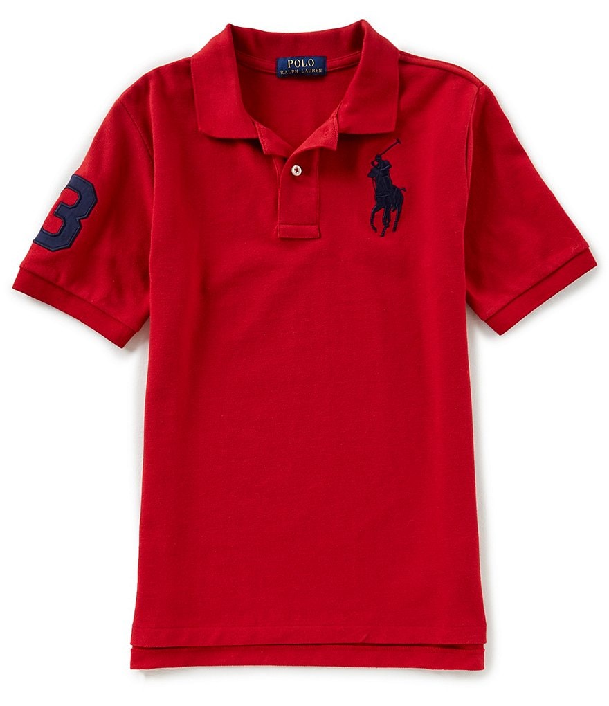 Polo Ralph Lauren Big Boys 8-20 Short Sleeve Basic Mesh Big Pony Player  Polo Shirt | Dillard's