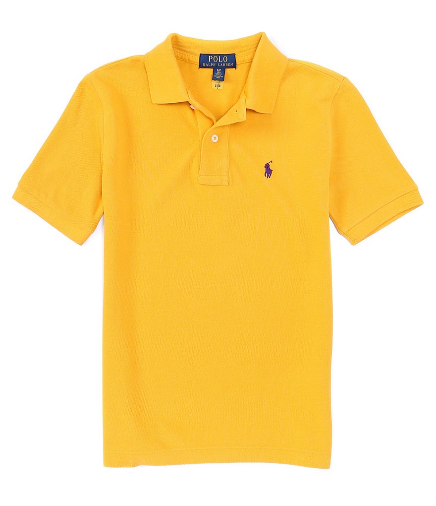 Polo Ralph Lauren Childrenswear Big Boys 8-20 Collegiate Short-Sleeve Mesh Polo  Shirt | Dillard's