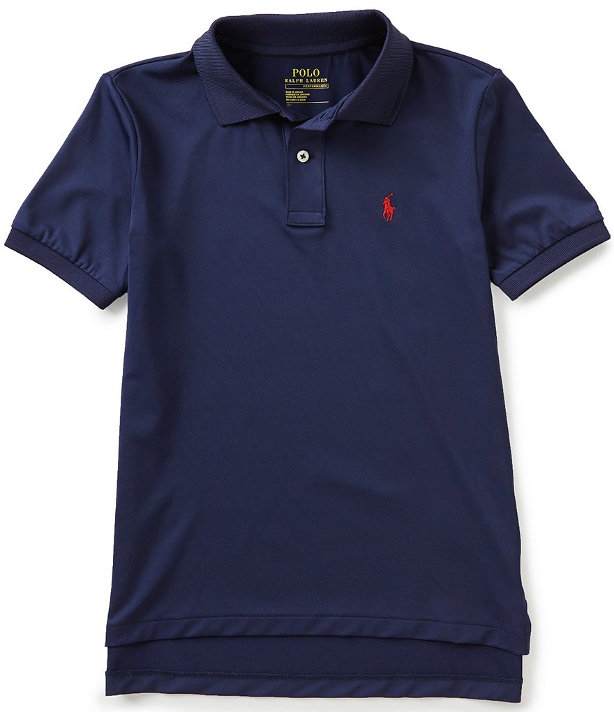 Ralph Lauren Childrenswear Big Boys 8-20 Solid Short-Sleeve Polo Shirt ...