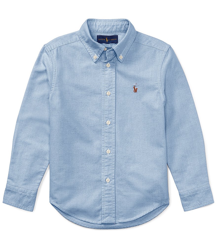 Polo Ralph Lauren Little Boys 2T-7 Long-Sleeve Oxford Shirt | Dillard's