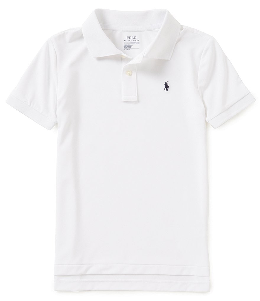 Polo Ralph Lauren Little Boys 2T-7 Short-Sleeve Lisle Solid Polo Shirt ...