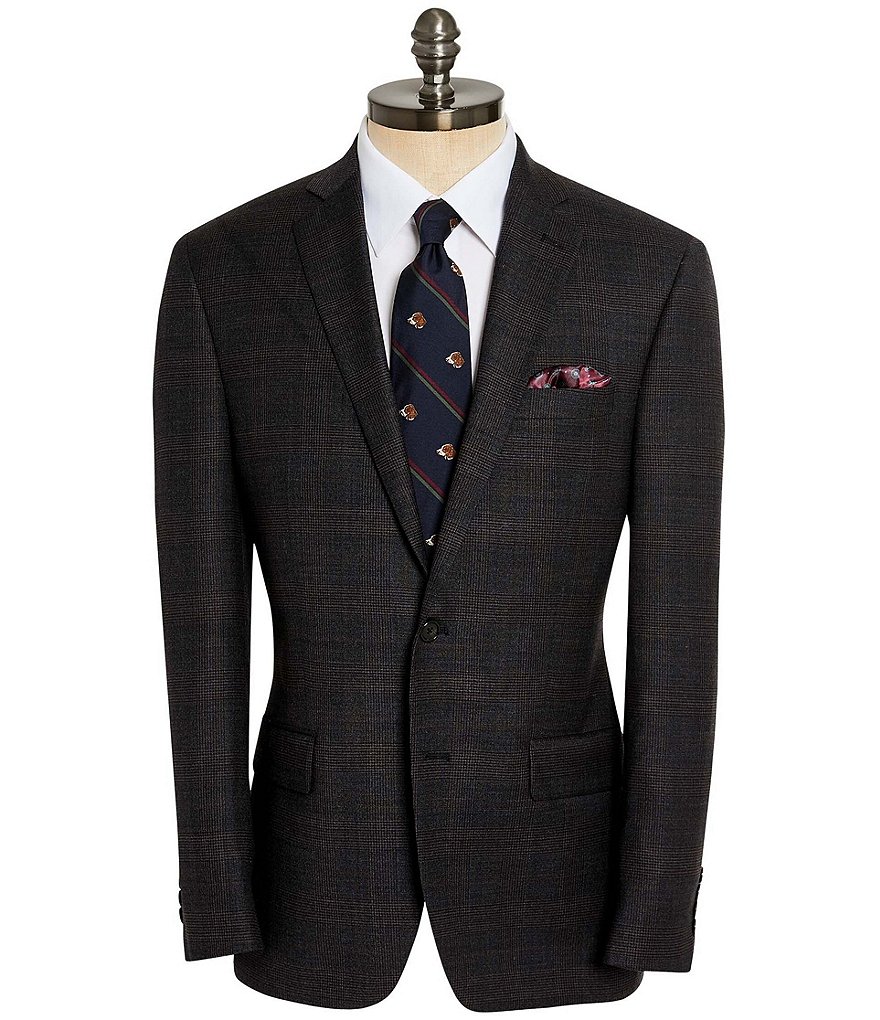 Ralph Ralph Lauren Classic Fit Flat Front Glen Plaid 2-Piece Suit ...