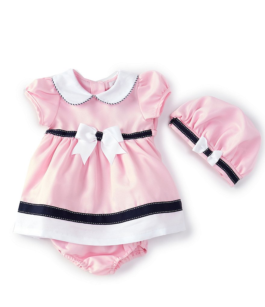 Baby girl sailor shop dress and hat