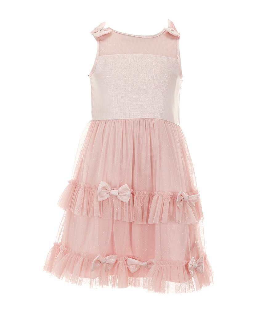Rare Editions Little Girls 2T-6X Sleeveless Lame/Glitter