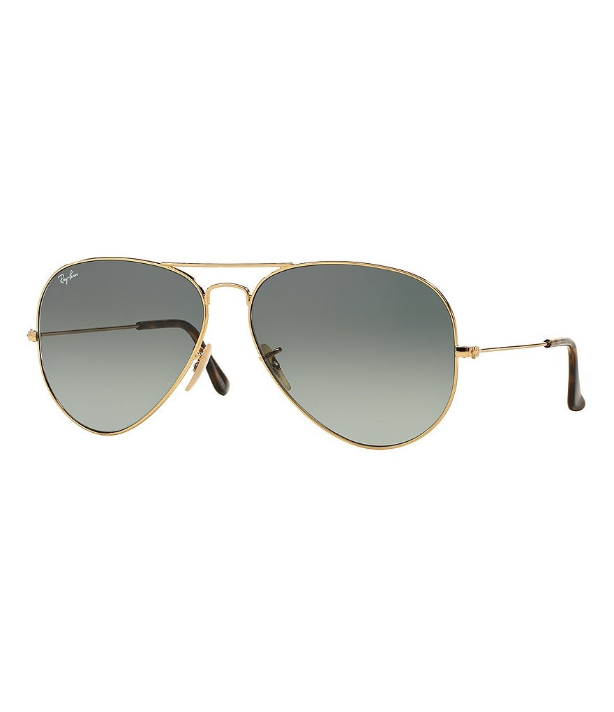 Ray-Ban Classic Aviator UVA/UVB Protection Flash Lens Sunglasses | Dillards