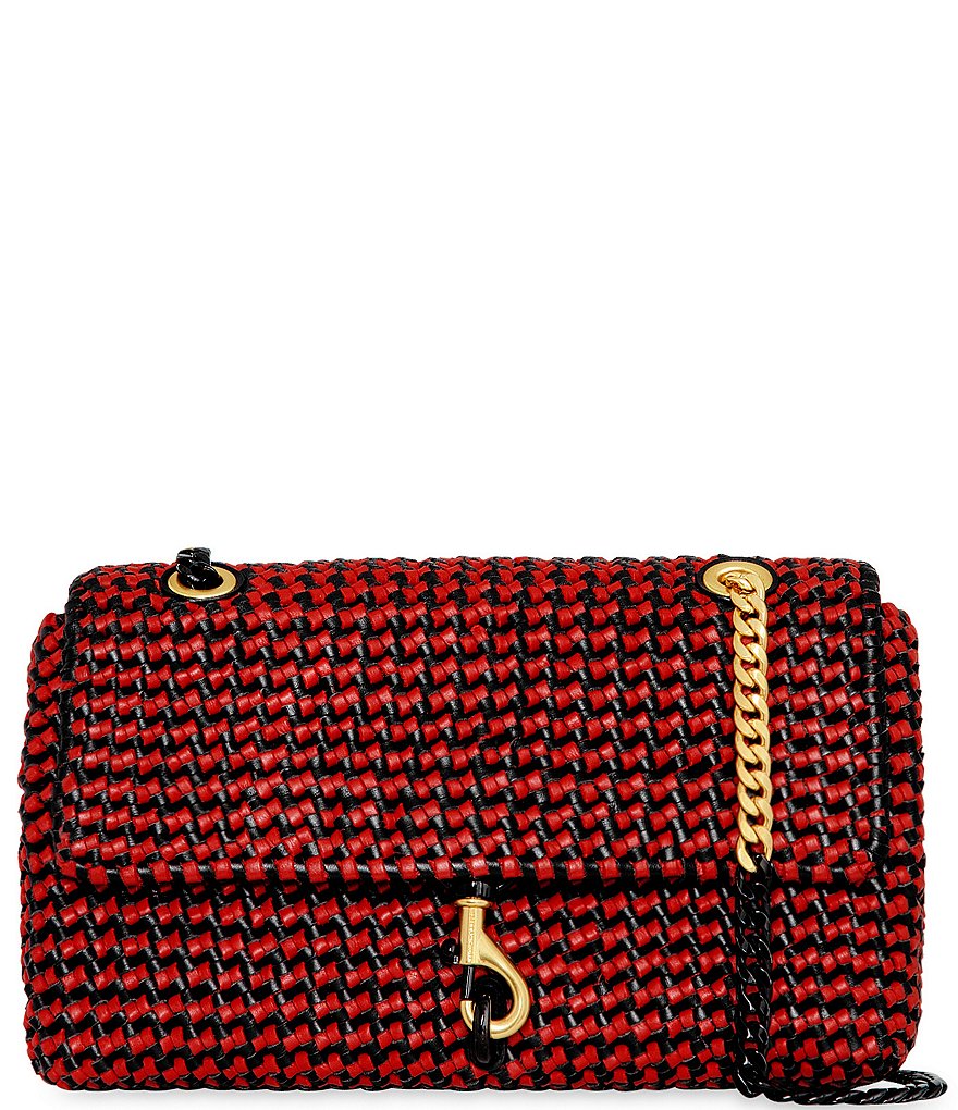 REBECCA MINKOFF Edie Woven Medium Crossbody Bag | Dillard's