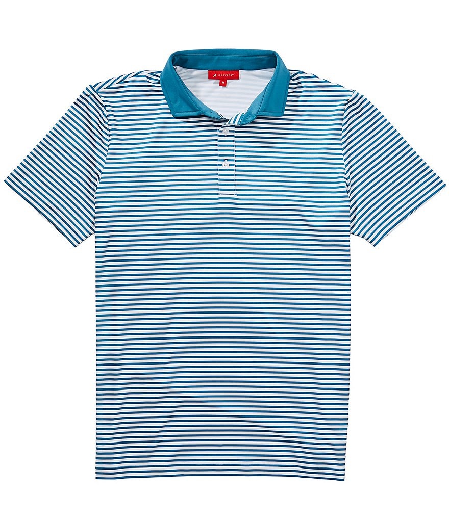 Redvanly Baker Striped Short Sleeve Polo Shirt
