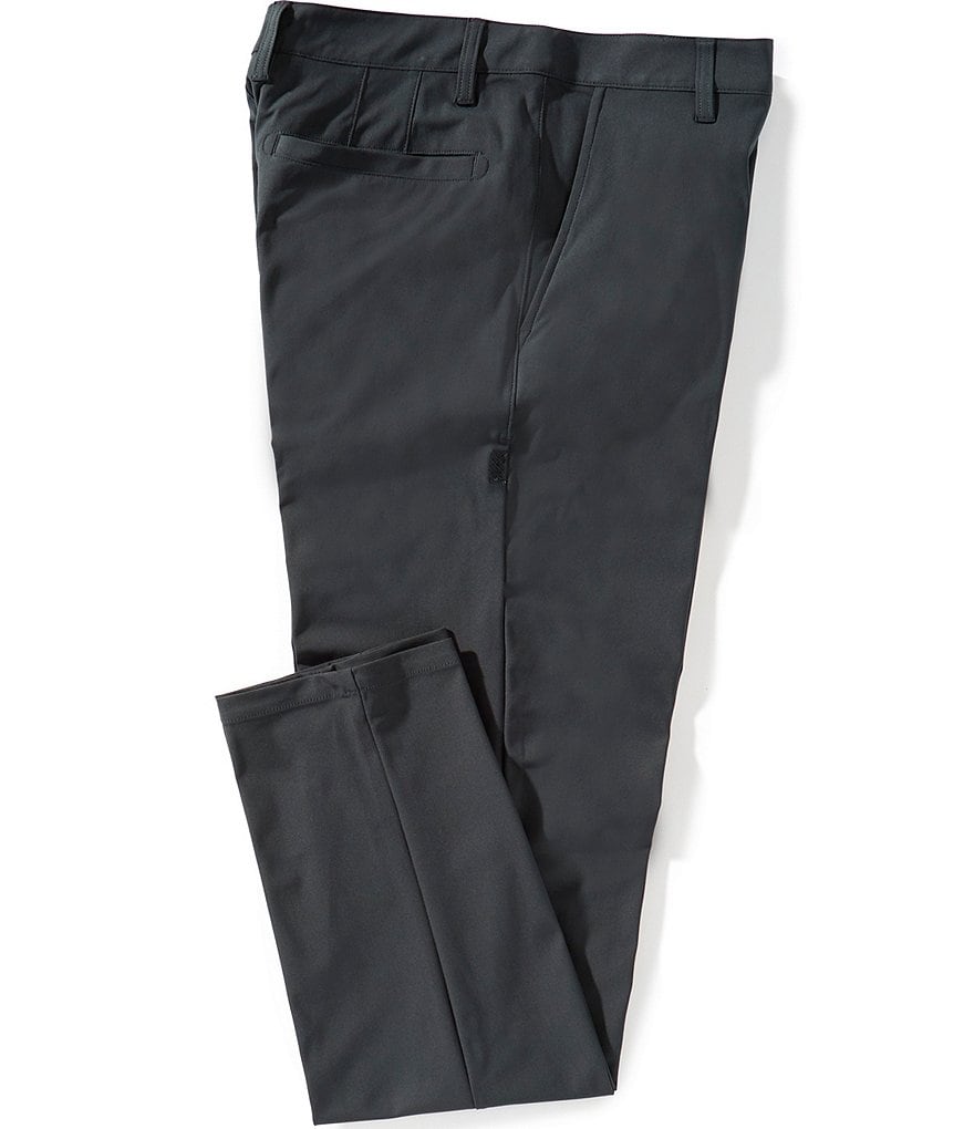 RHONE Slim Fit Flat Front Commuter Stretch Pants | Dillard's