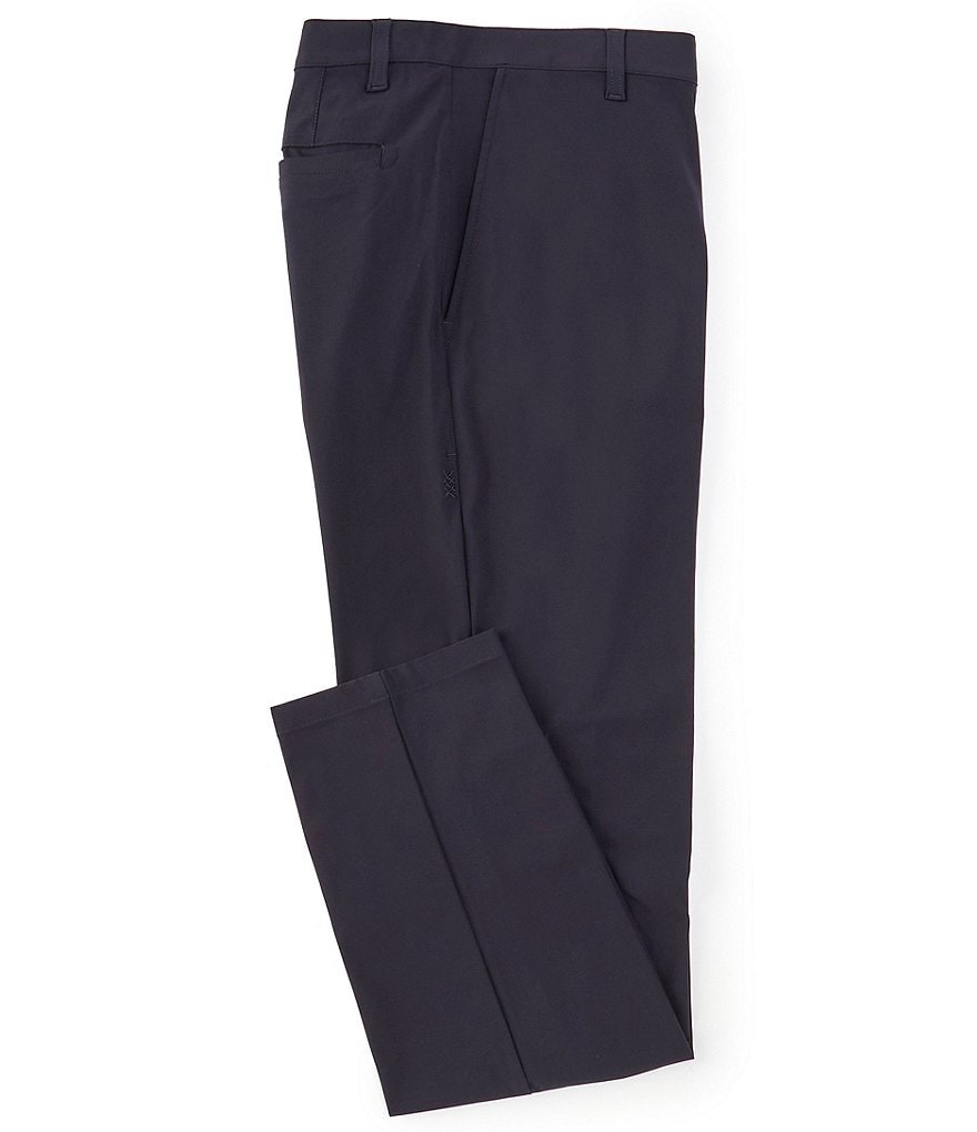 RHONE Slim Fit Flat Front Commuter Stretch Pants | Dillard's