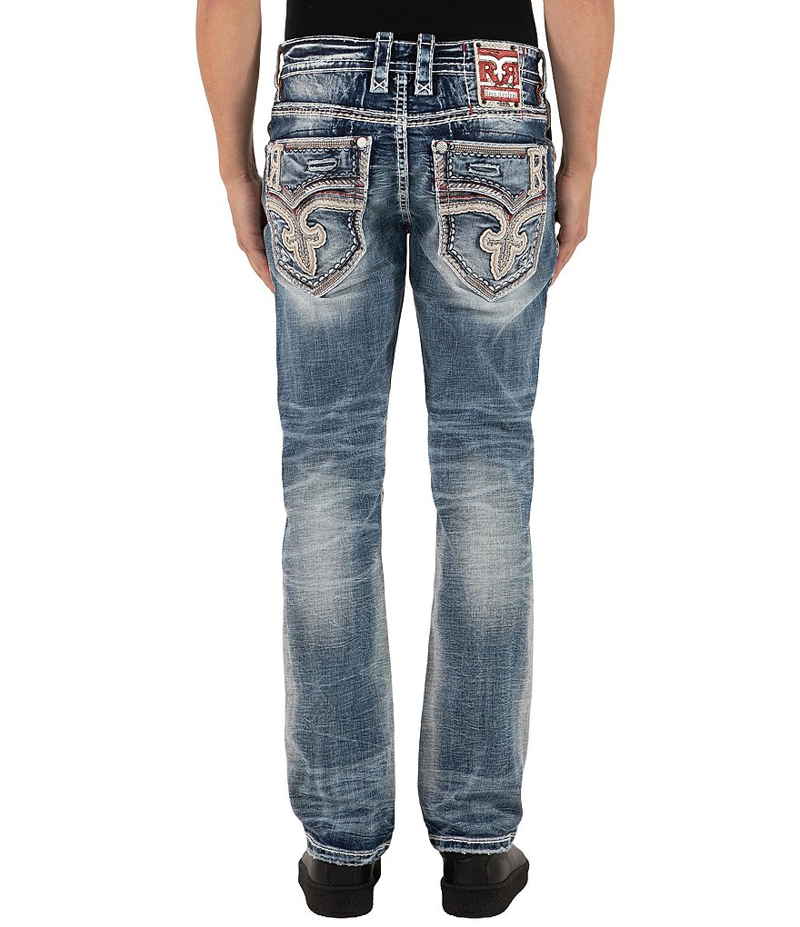 Popular Rock Revival Jeans Men 42x31.5