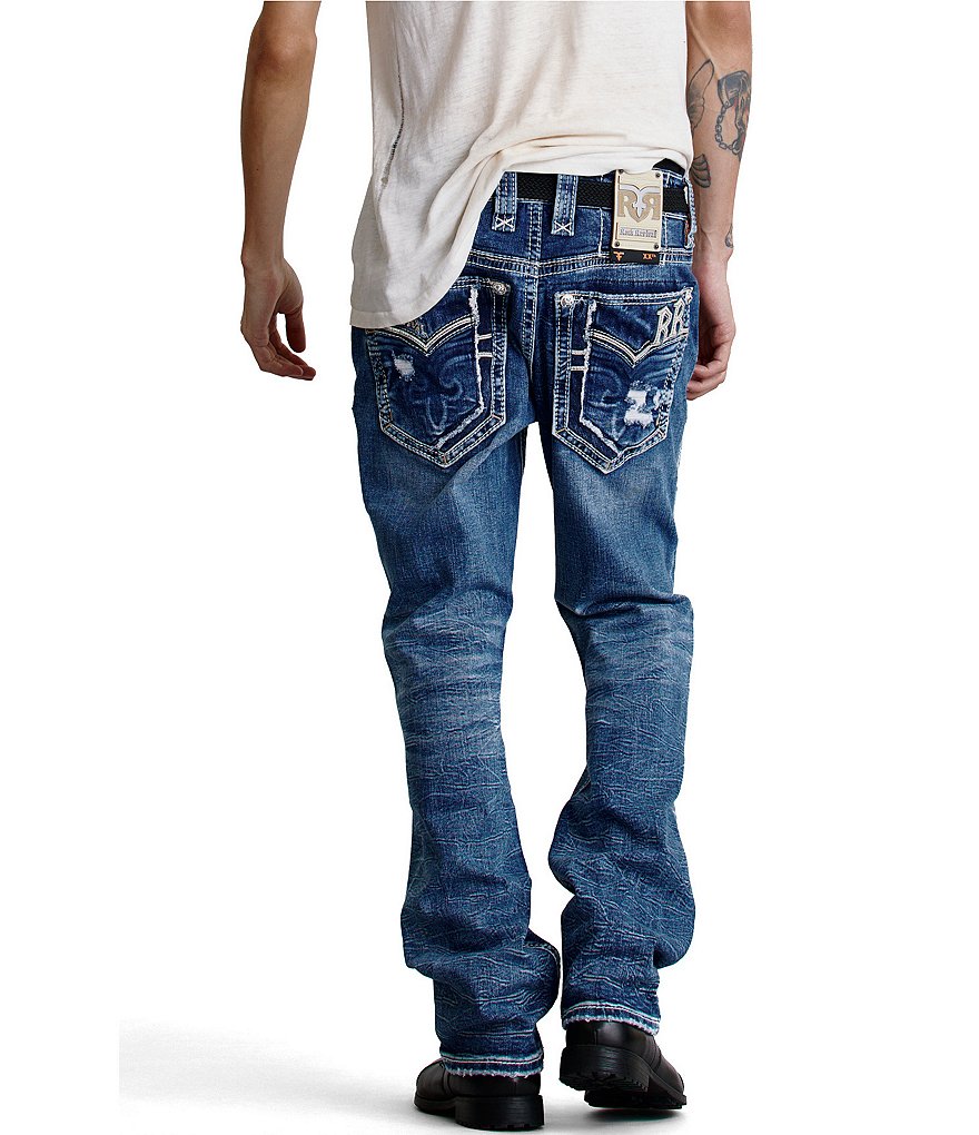 Rock Revival Vintage Inspired Fleur-De-Lis Pocket 32