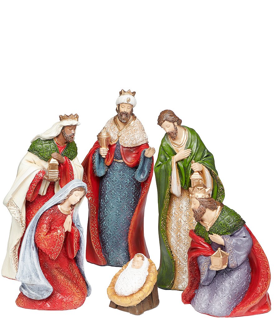 Roman Jewel Tone Nativity, 6-Piece Set | Dillard's
