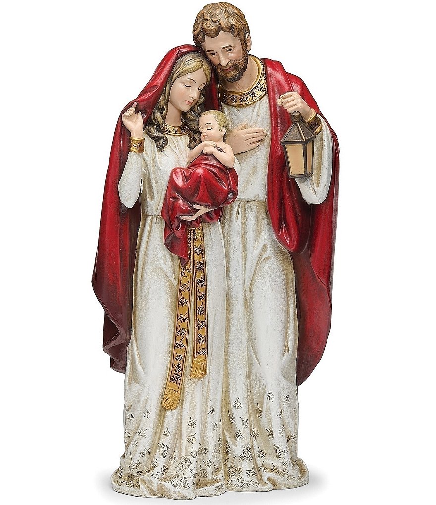 Roman Joseph's Studio Holy Family Red Robes Figure