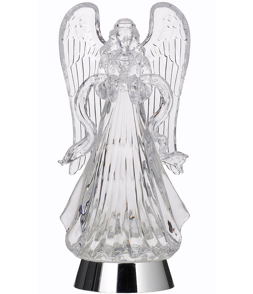 Roman Lighted Swirl Angel With Dove Figurine Dillard S