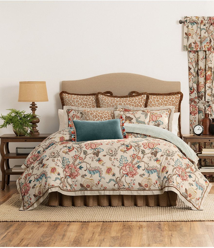 Rose Tree Haylie Jacobean Floral Comforter Set | Dillard's