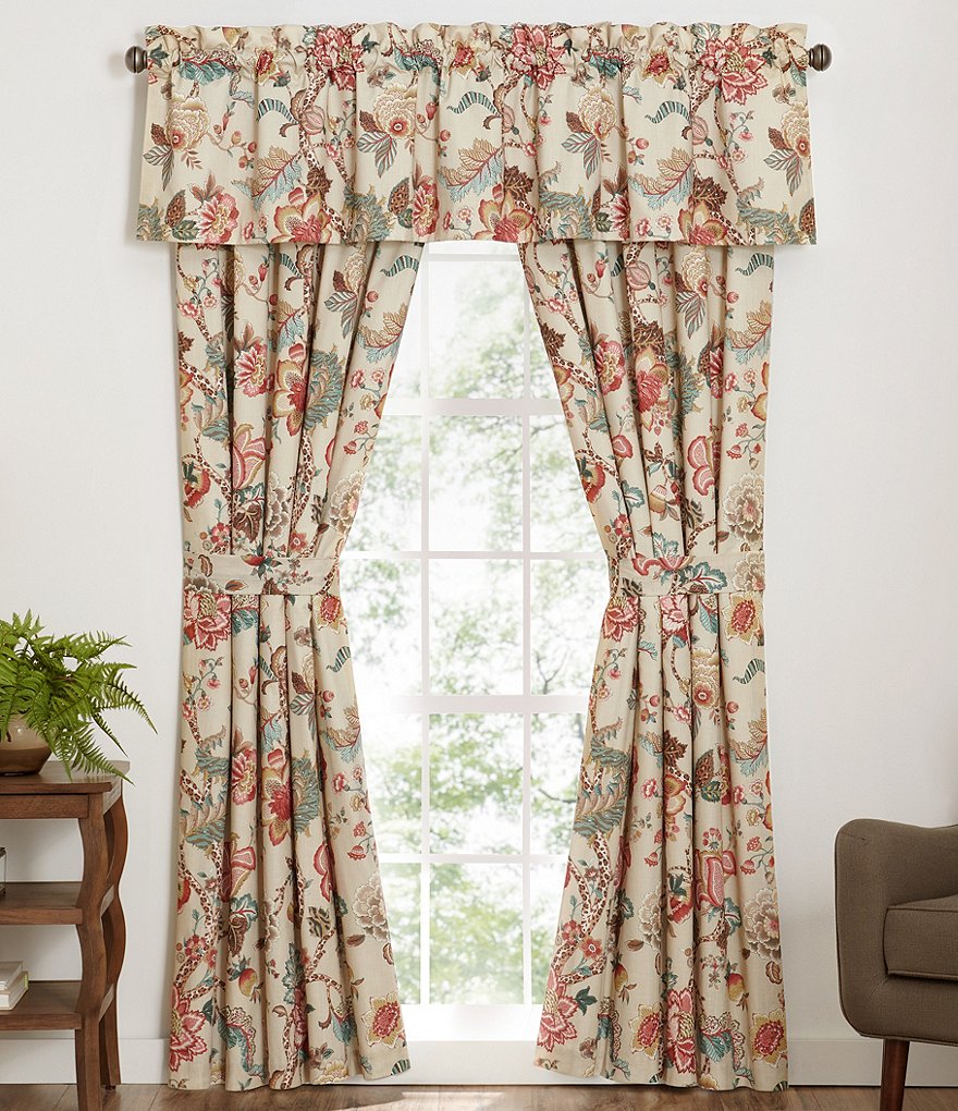 Rose Tree Haylie Lined Floral Window Treatments