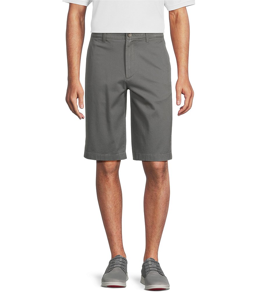 Laguna Flat Front Linen & Cotton Chino Shorts