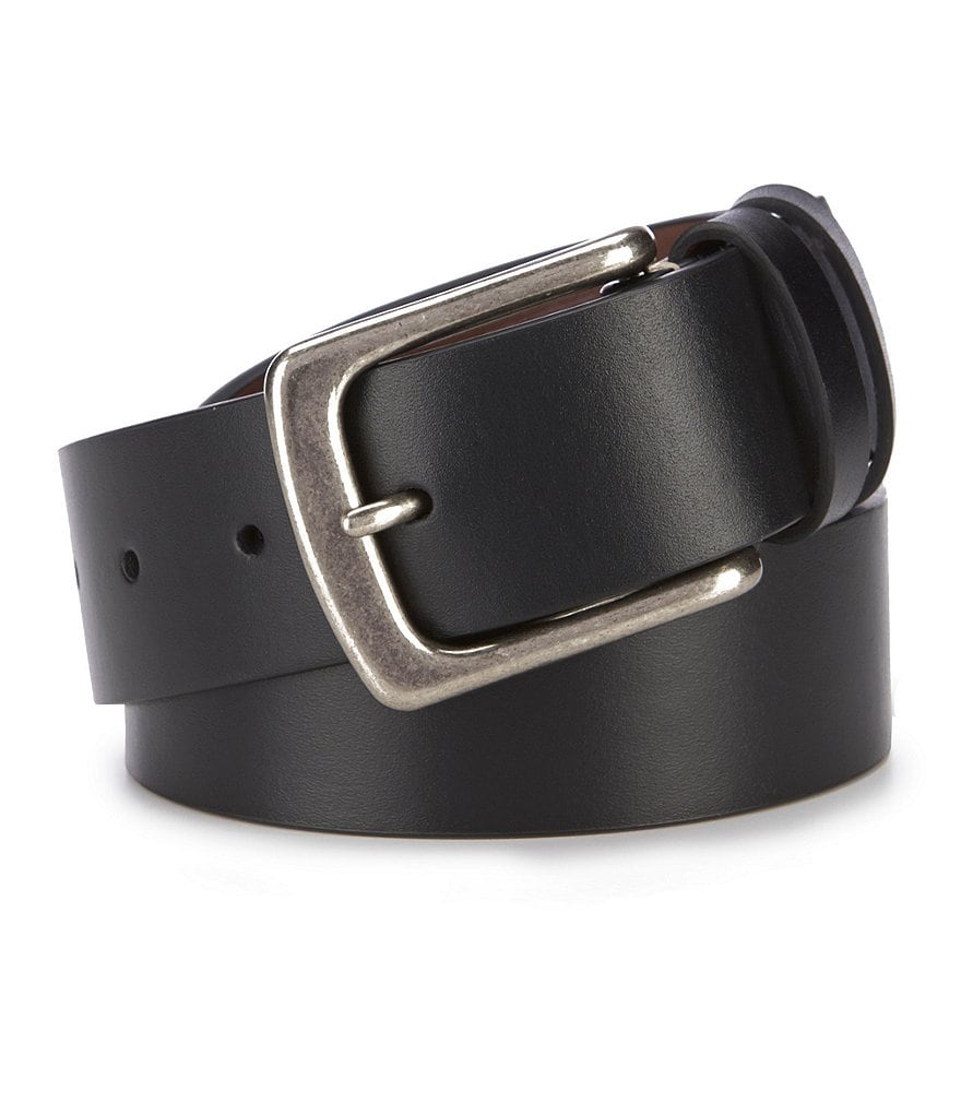 Roundtree & Yorke Big & Tall Rodgers Leather Belt