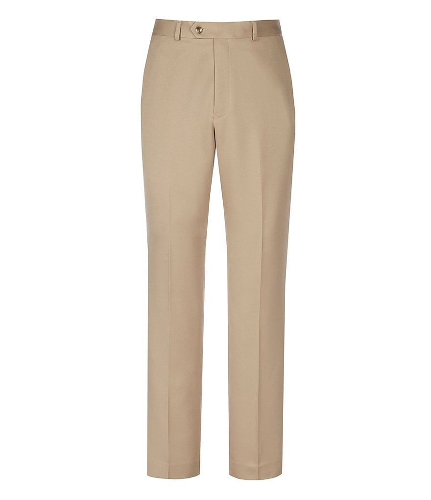 Roundtree & Yorke Travel Smart Classic Fit Flat Front Pants NWT