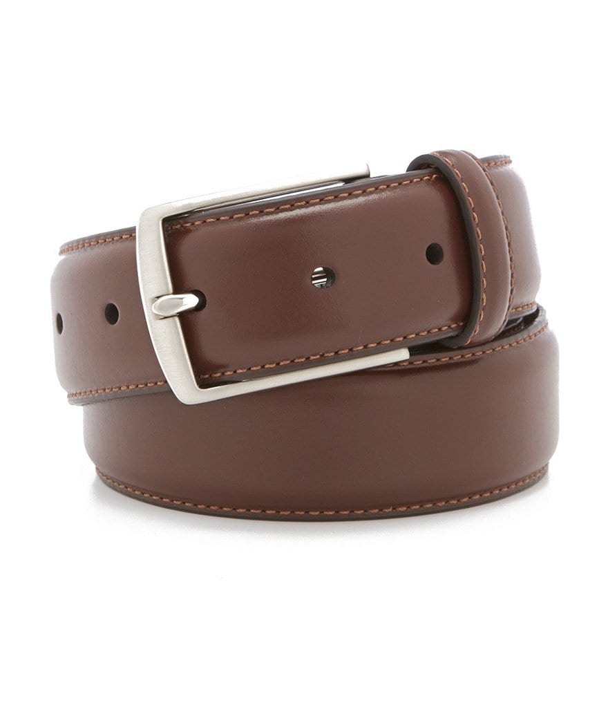 Roundtree & Yorke Dos Amigos Leather Belt | Dillard's