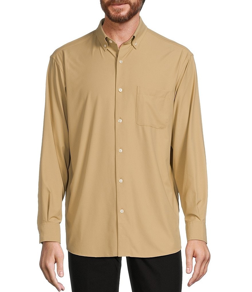 Roundtree & Yorke Performance The Traveler Long Sleeve Solid