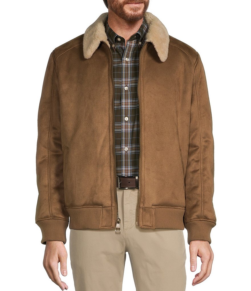 Outlet Roundtree & Yorke Leather bomber jacket