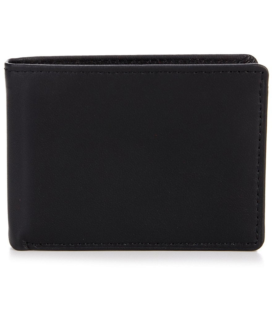 Roundtree & Yorke Slim Nappa Leather Winged Bifold Wallet | Dillard's