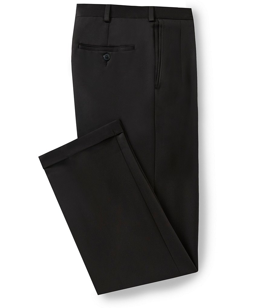 roundtree and yorke travel smart pleated pants