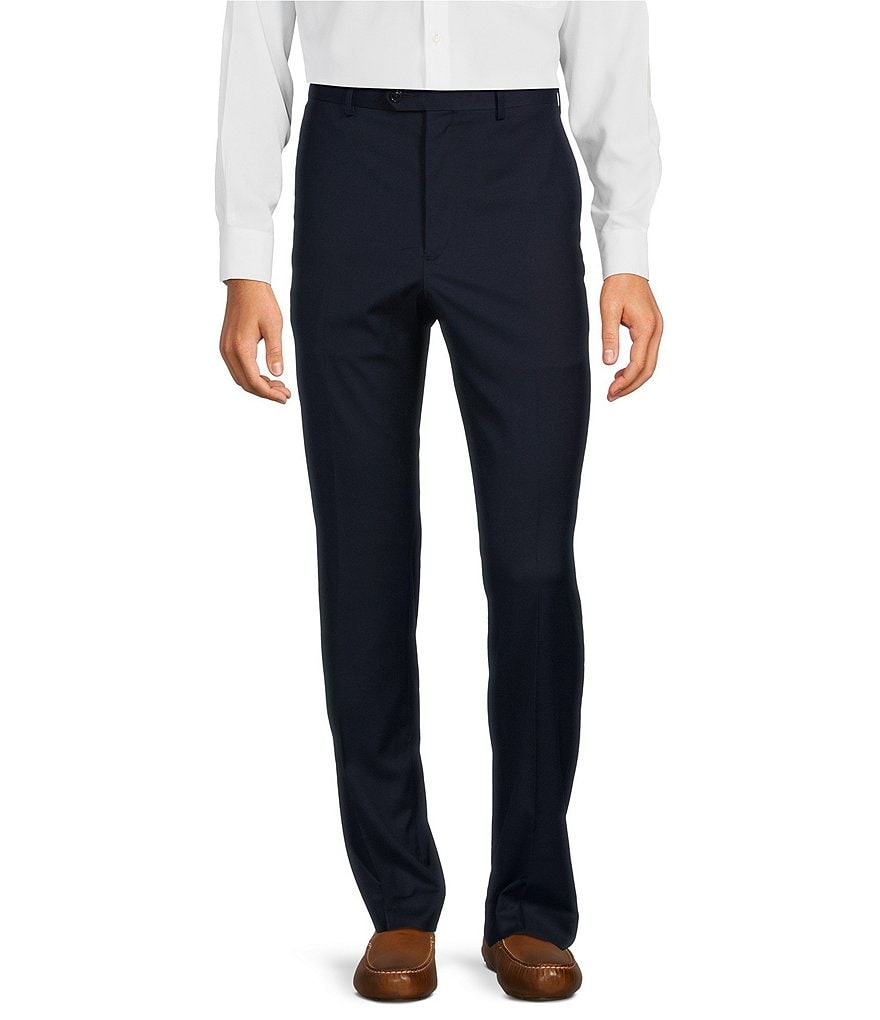 Natural Stretch Twill Suit Pants - Navy