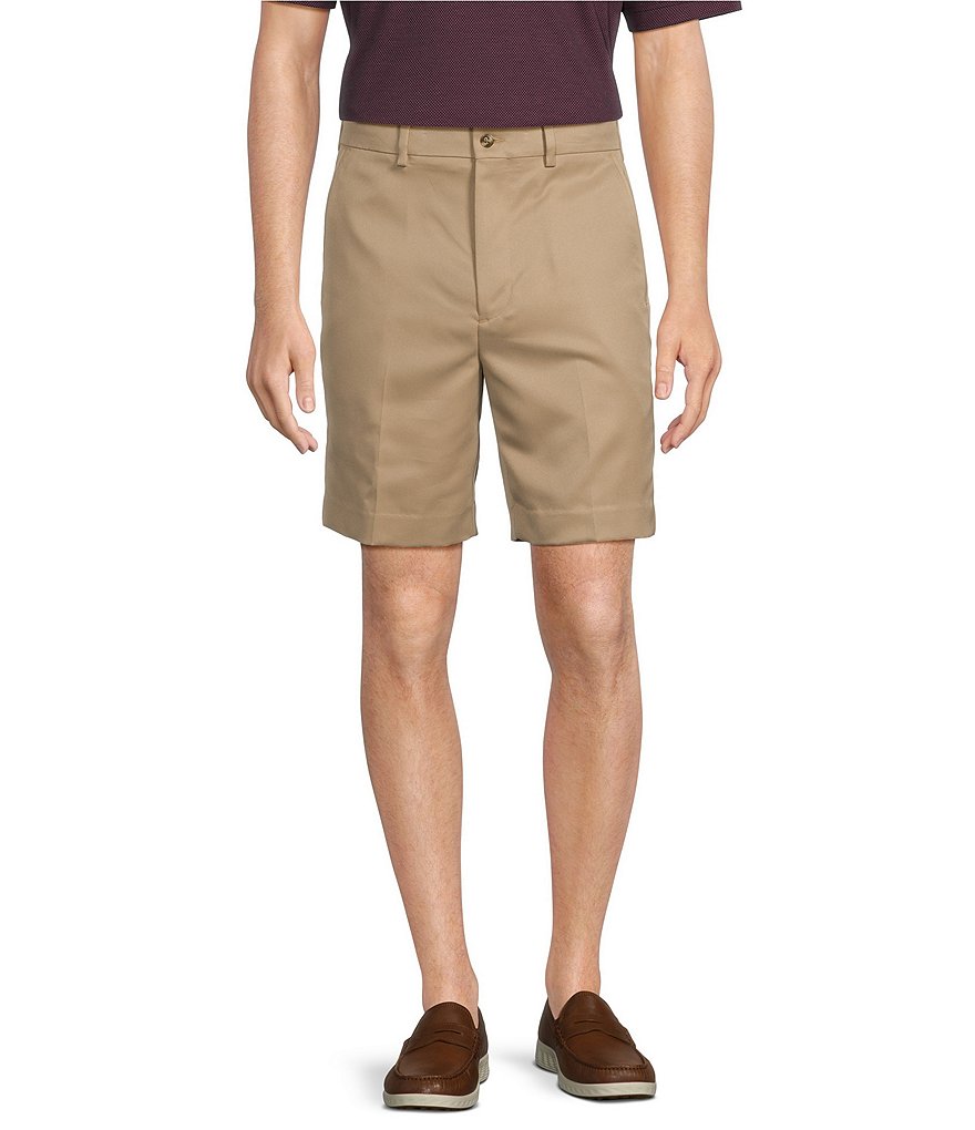 Men's Classic-fit deals Flat-Front Linen Short-9