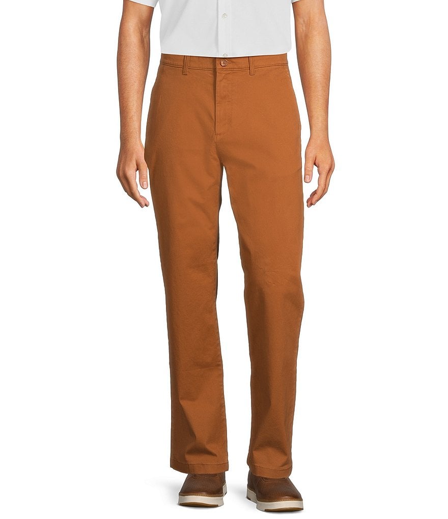 Roundtree & Yorke TravelSmart Classic Fit Flat Front Non-Iron Chino Pants