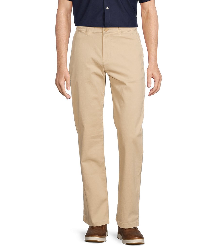 Roundtree & Yorke TravelSmart Classic Fit Flat Front Non-Iron Chino Pants