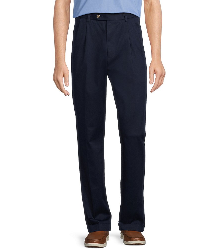 【Raucohouse】Carlyle belted pin-tuck wide chino pants 00000005_zi_dark_navy05836136.jpg