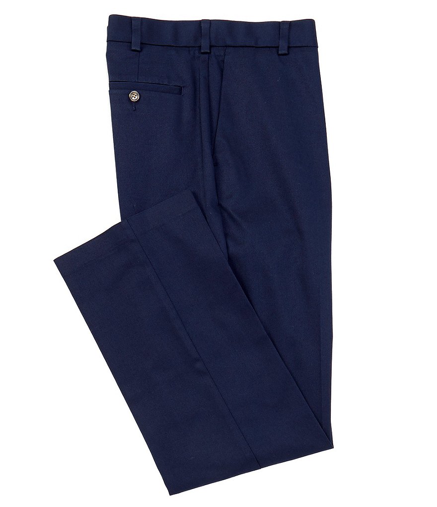 Roundtree & Yorke TravelSmart CoreComfort Flat-Front Classic Relaxed Fit  Chino Pants
