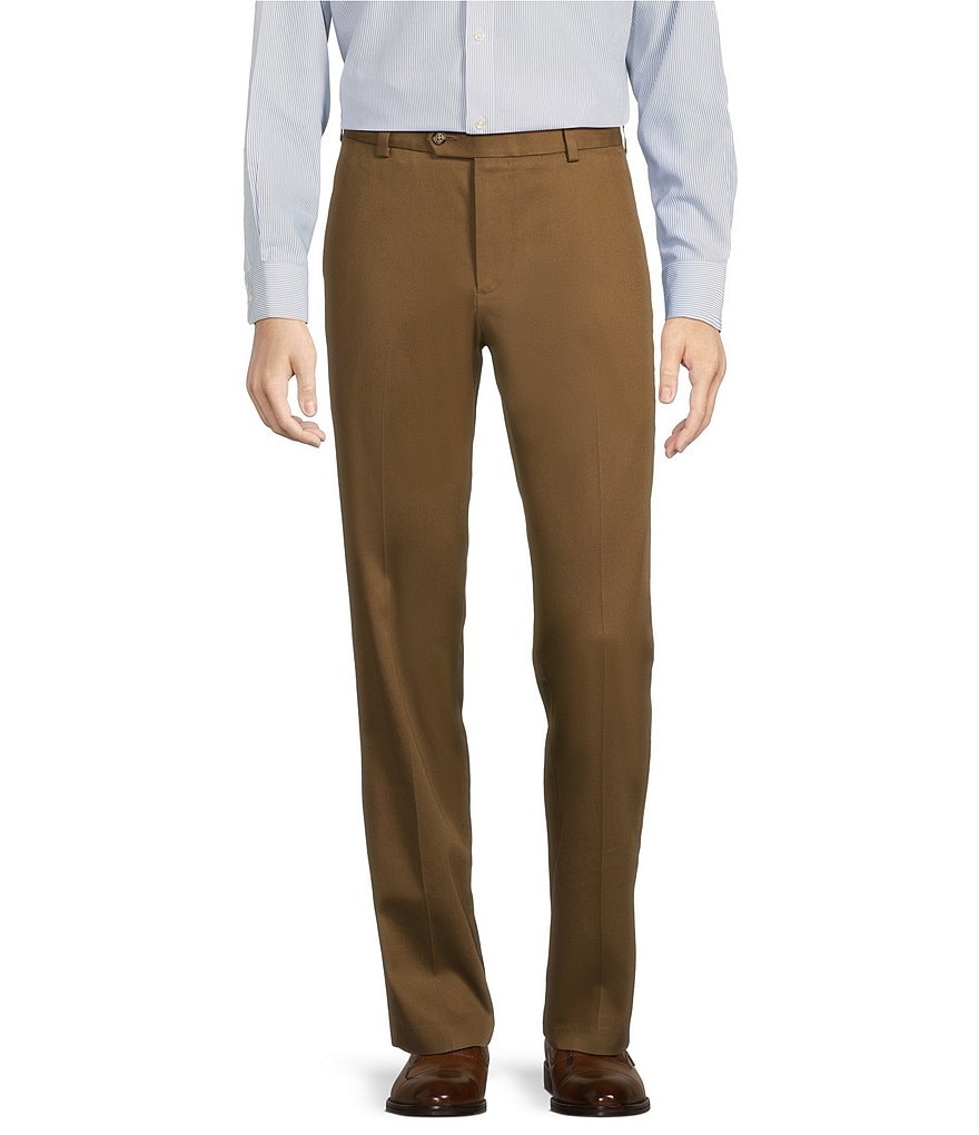 Shotarr Mens Slim Fit Brown Formal Trouser for Men and Boys  Polyester  Viscose Bottom Formal Pants