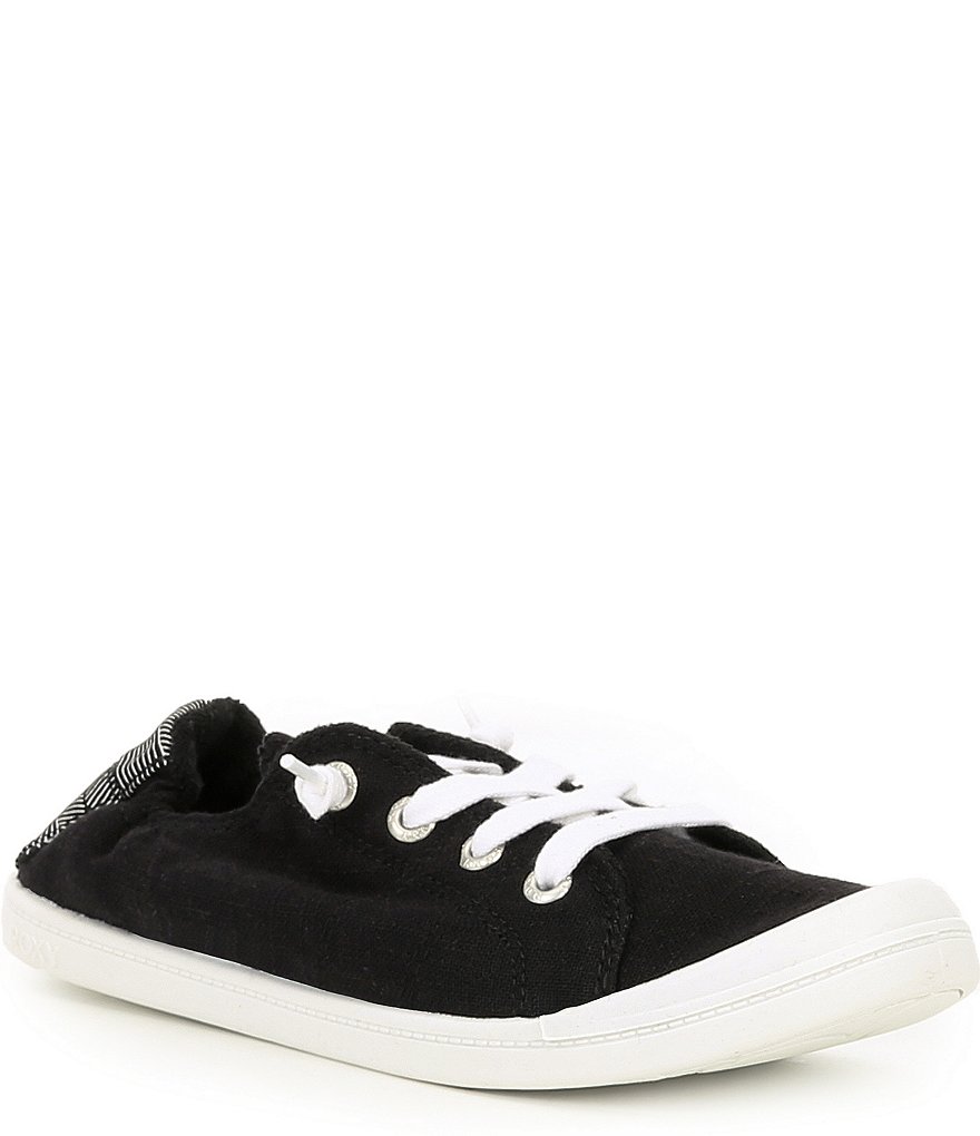 Roxy Bayshore III Canvas Stripe Back Detail Slip-On Sneakers | Dillard's