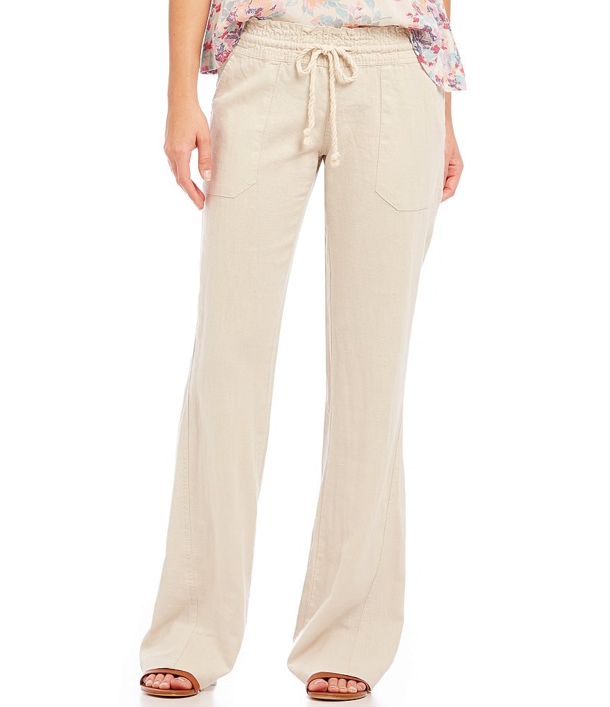 Roxy Junior's Oceanside Soft Pant, Olive, XS : : Clothing