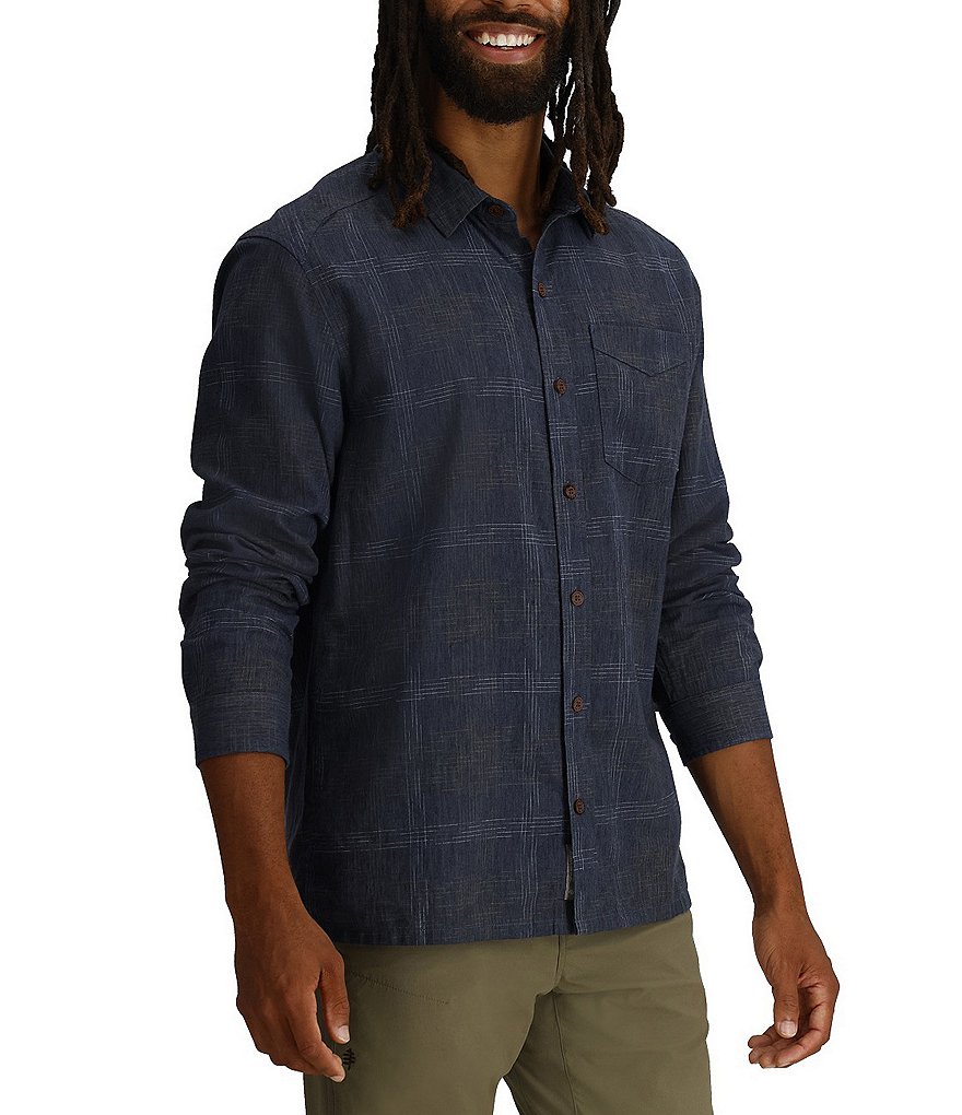 Royal Robbins Hempline Spaced Long Sleeve Woven Shirt | Dillard's